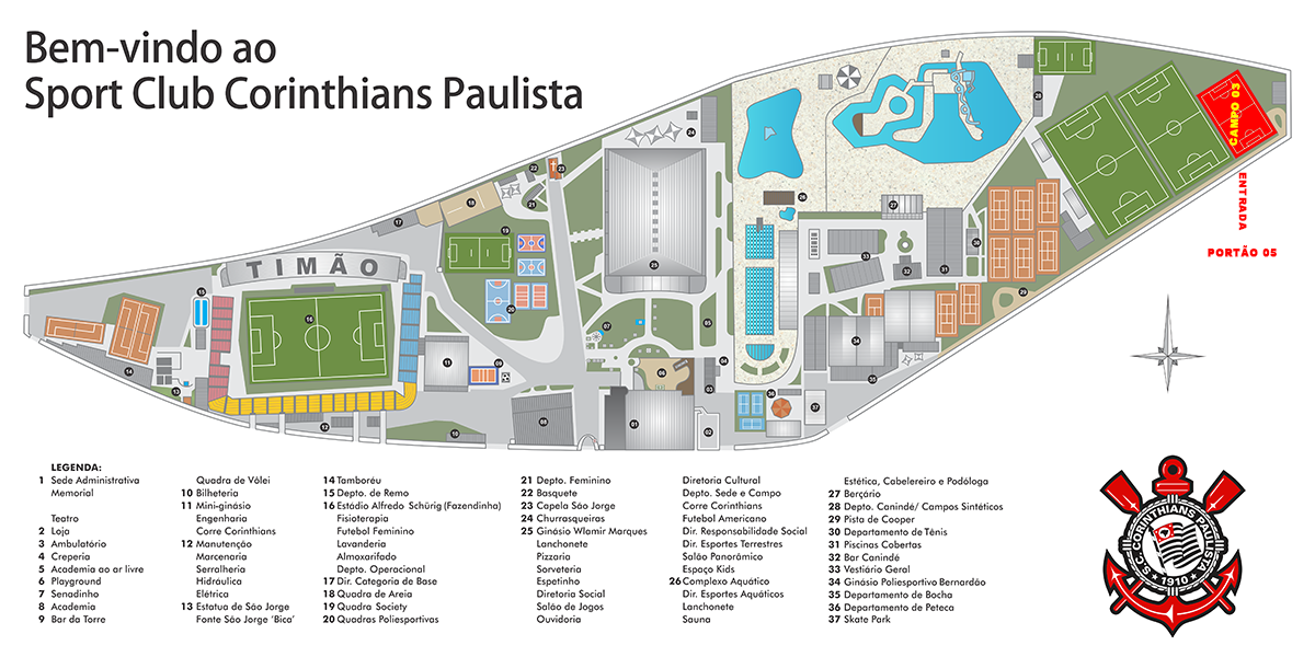 Portão 05 - Entrada - CIFAC Amizade