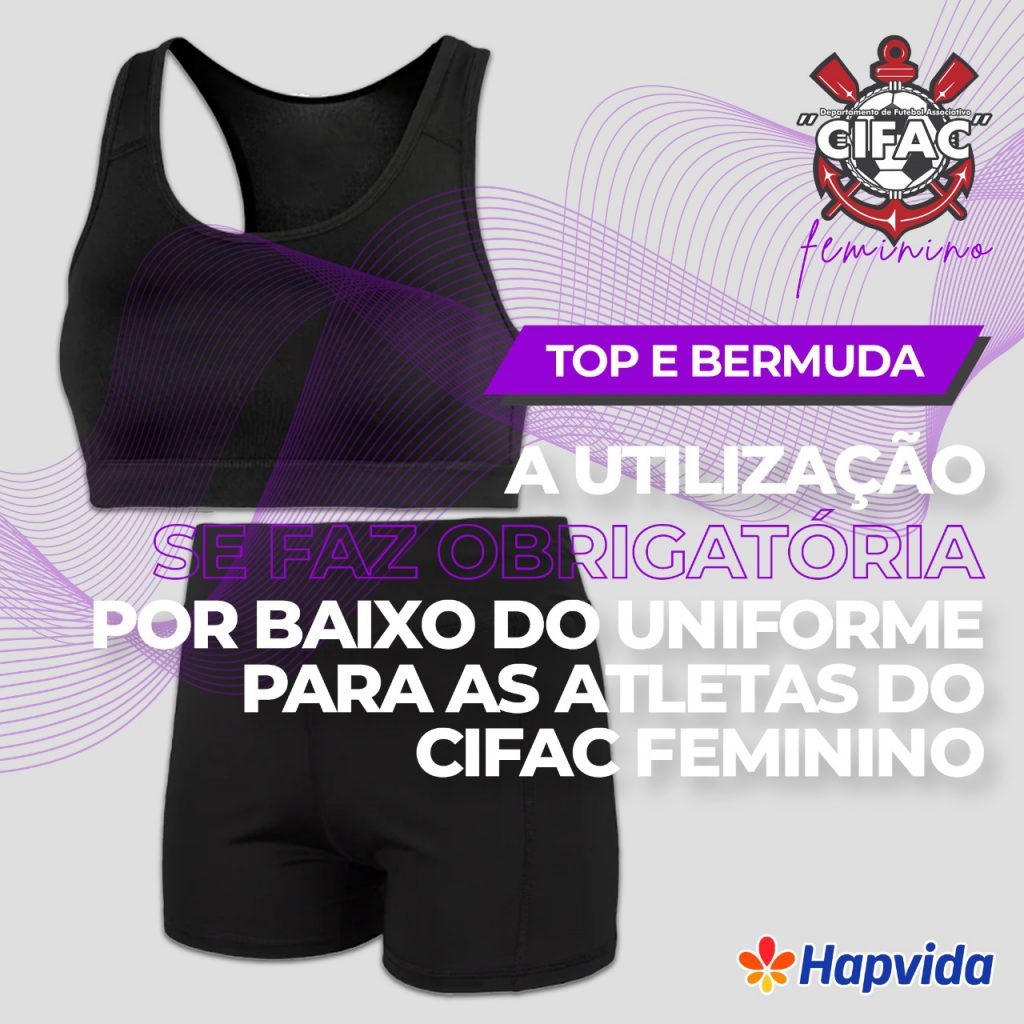 Top e Bermuda - CIFAC Feminino
